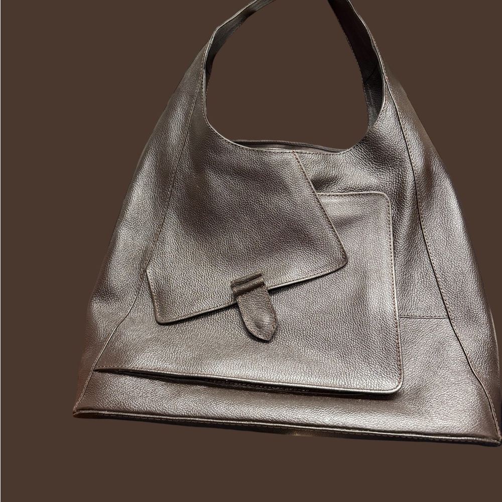 Elegant Brown Leather Women's Bag